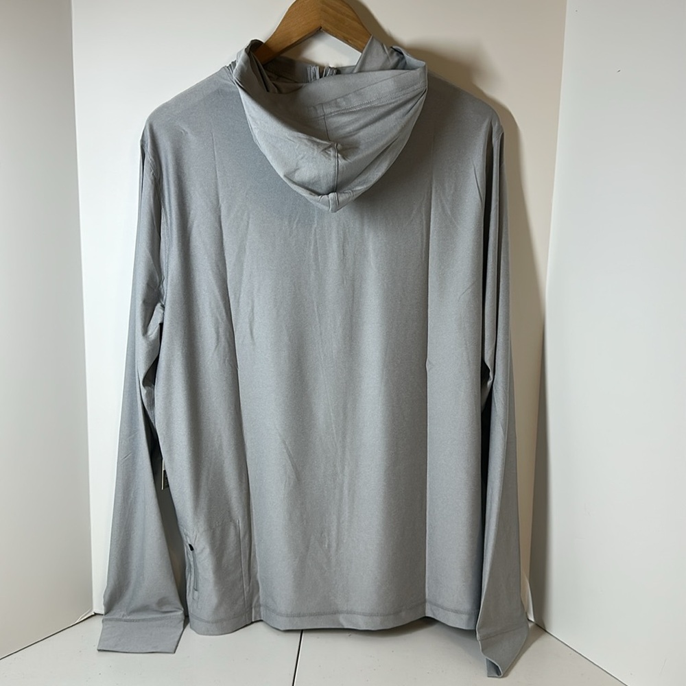 Vuori Men’s Uluwatu UPF Hoodie, NWT, Platinum Heather, V1075 - Picture 9 of 16